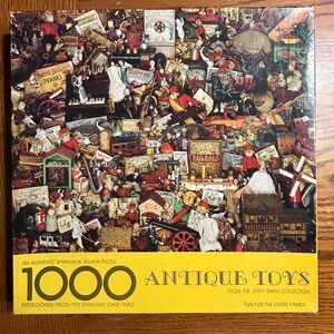 Vintage Antique Toys Jigsaw Puzzle - 1000 Pieces by Springbok